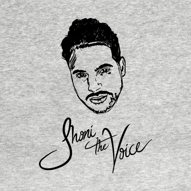 Jhoni The Voice Illustration Tee by jhonithevoice